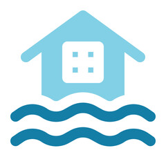 flood icon for illustration