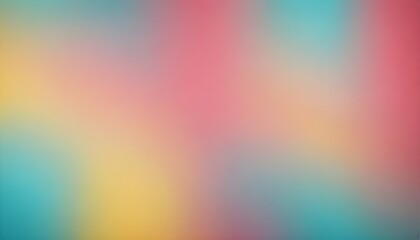 Subtle, grainy abstract gradient backdrop highlighting the alluring interplay of pink, teal, and vibrant yellow