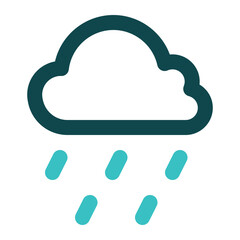 rain icon for illustration