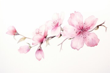 Pink flower blossom petal plant.