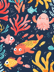 cartoon illustrator card or background .