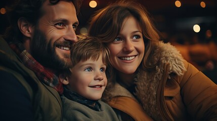 Family Portrait: Love and Joy in a Warm Embrace
