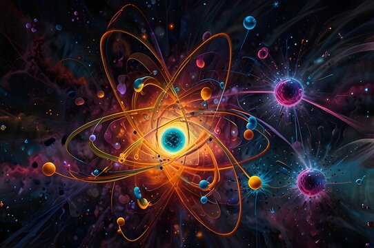 Activity of subatomic particles of an atom
