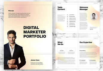 Gradient Digital Marketer Personal Portfolio