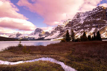 Bow Lake in Banff