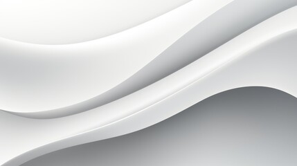 Featuring soft gray waves in a seamless abstract design, this 3D illustration exudes a sense of calm and modern elegance