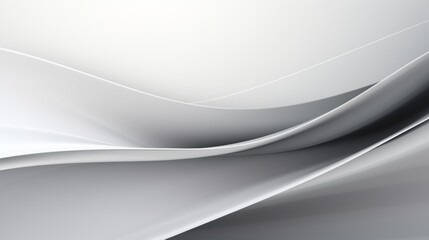 Depicting a dynamic black and white abstract fluid wave, the image reflects contrast, movement, and contemporary artistic style