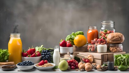 Fresh fruit that is healthy for the body is neatly arranged on the table