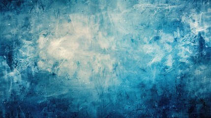 Blue grunge background with empty area