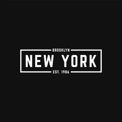 New York typography design