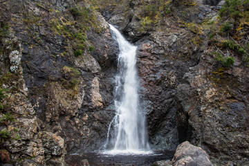 Copper Mine Falls near York Harbour, Newfoundland, Canada