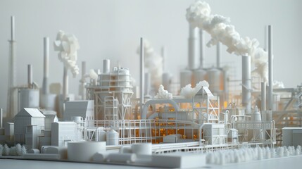 A pulp and paper manufacturing plant