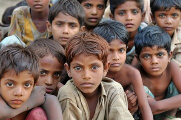 Unidentified children from Kolkata, India