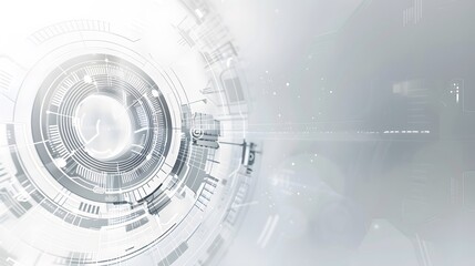 Obraz premium Gray abstract ring background