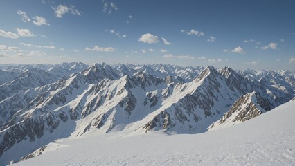Fototapeta premium snow covered mountains