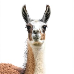 Obraz premium Llama isolated on white background 