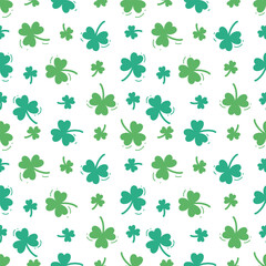 seamless pattern with clover