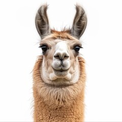 Obraz premium Llama isolated on white background