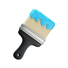 paint brush 3D illustration