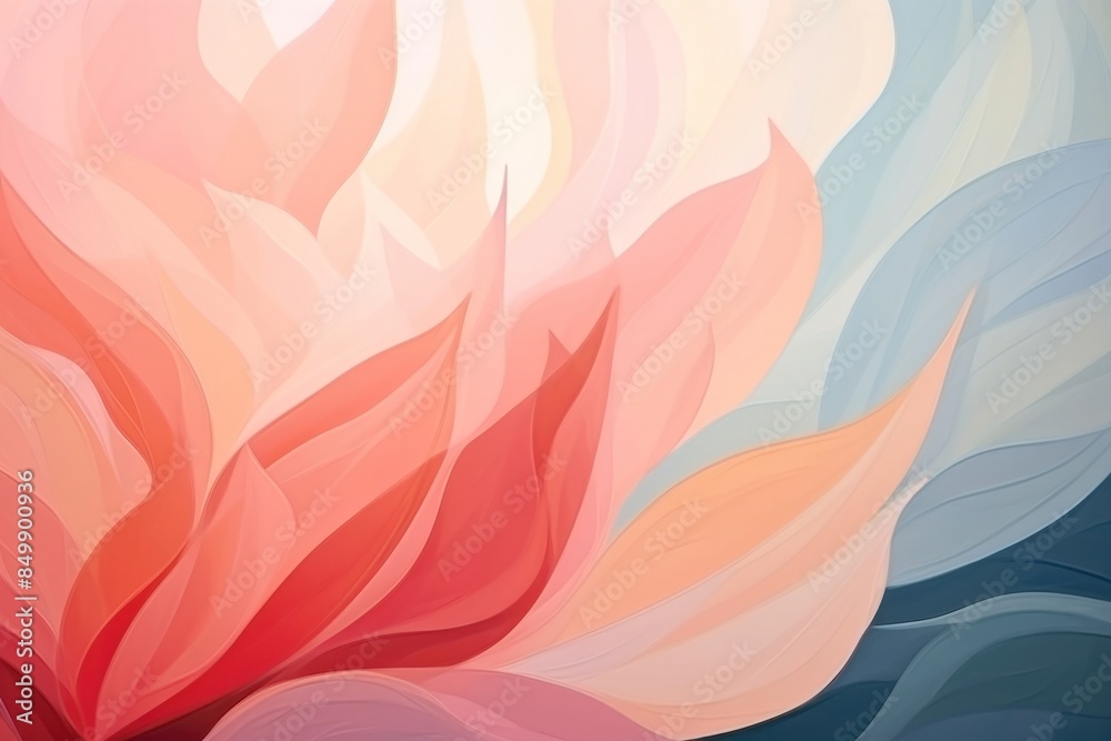 Wall mural lotus backgrounds abstract pattern.