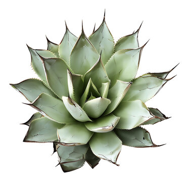 recommend clip art: Agave Shawii x Attenuata Tree on Clear Background
