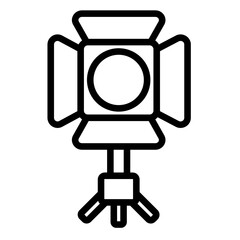 Studio Lighting Kit Icon