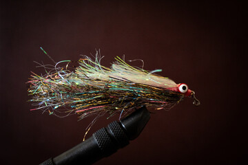 Large streamer fly for fly fishing 