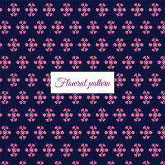 Beautiful flower abstract vector seamless pattern. Vector patterns design for different surfaces. 