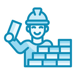 Bricklayer Icon