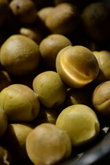 Japanese apricot, Japanese ume fruit preserved with sugar.