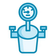 Concrete Air Meter Icon