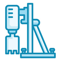 Concrete Core Drill Icon