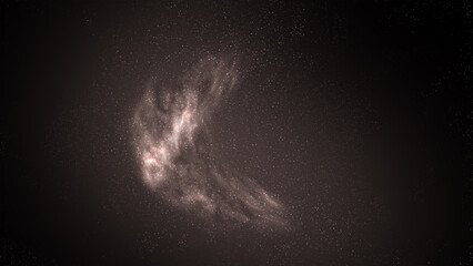 Realistic galaxy background