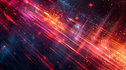 Fototapeta premium Abstract technology lines