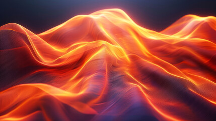 Fototapeta premium abstract background, flexible and futuristic waves in shiny gold, fine details, bright colors, gently undulating waves