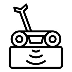 Penetrating Radar Icon