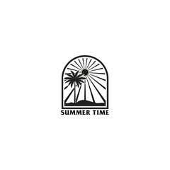 summer logo vector