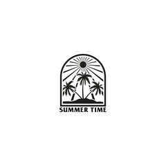 summer logo vector