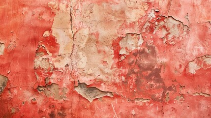Naklejka premium Texture pattern background of a wall painted in red and brown colors