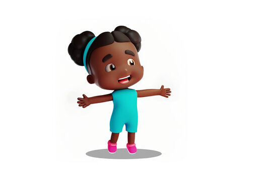 3D Render of Happy Person Smiling