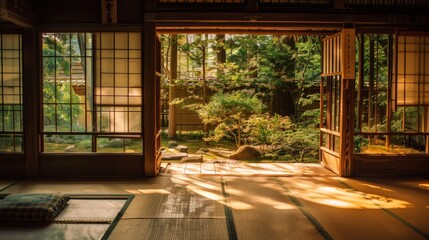 Obraz premium The Beauty of Japanese Style Houses 