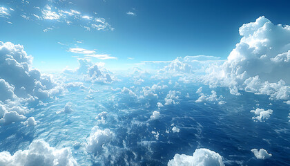 Naklejka premium sky background