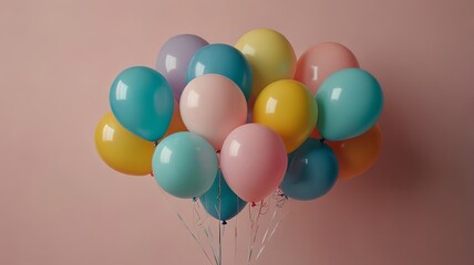 colorful balloons background