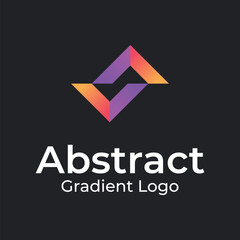 gradient abstract logo