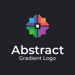 gradient abstract logo