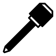 Srewdriver icon or logo illustration outline black style