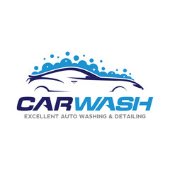 Car Wash and Detailing Logo Vector