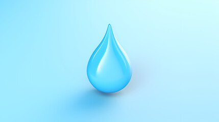 Fototapeta premium Simple water drop icon