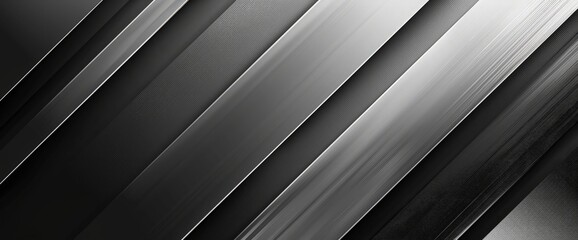 Obraz premium The gray and silver are light black with white the gradient is the Surface with templates metal texture soft lines tech gradient abstract diagonal background silver black sleek with gray and white.
