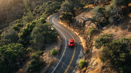 Exploring the unknown  an adventurous road trip on curving routes full of wanderlust